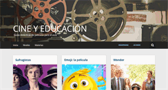 Desktop Screenshot of cineyeducacion.com